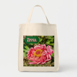Bolsa Tote Zinnia Rosa Com Tapete Amarelo