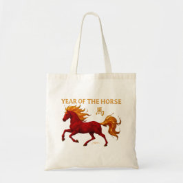 Bolsa Tote Zodiac Chinese New Year 2026 Yang Fire Horse