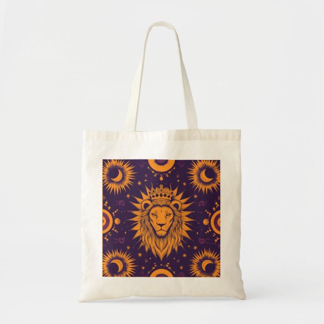 Bolsa Tote Zodiac Vibes Leo - Tote Bag (Frente)