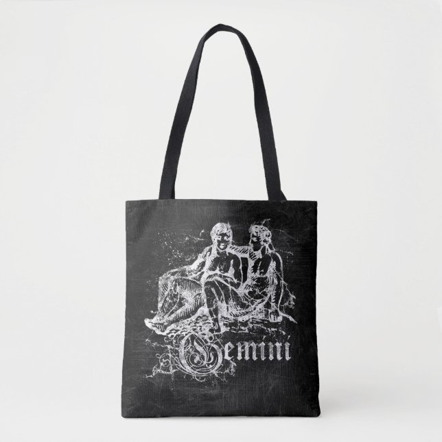 Bolsa Tote Zodiac Vintage Gemini (Frente)