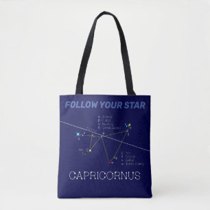 Bolsa Tote Zodíaco Constelação Capricornus