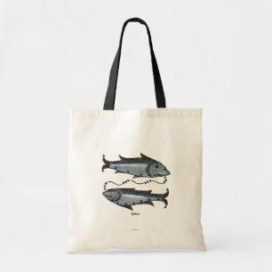 Bolsa Tote Zodíaco: Peixes na cor