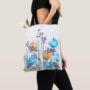 Bolsa Tote Zoe Floral Monograma
