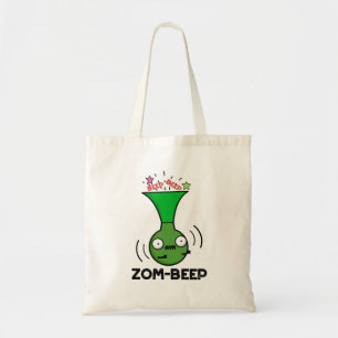 Bolsa Tote Zom-beep Dia de as Bruxas engraçado Zombie Honker
