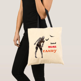 Bolsa Tote Zombie Assustadora Trick ou Treino de Halloween