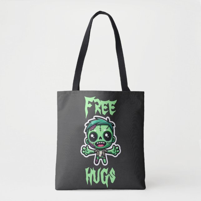 Bolsa Tote Zombie engraçado (Frente)