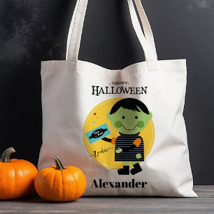 Bolsa Tote Zombie fofo personalizado ou trataria o Dia das Br