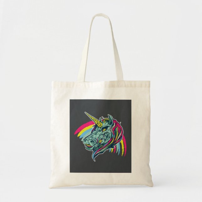 Bolsa Tote Zombie Unicorn (Frente)