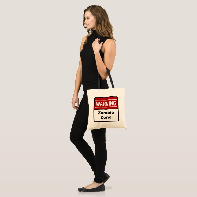 Bolsa Tote Zombie Zone Tote Bag (Frente (modelo))