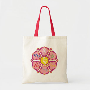 Bolsa Tote zumbido do padma do OM mani