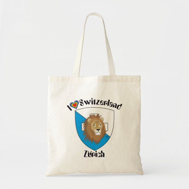Bolsa Tote Zürich Schweiz Suisse Svizzera Tasche (Frente)