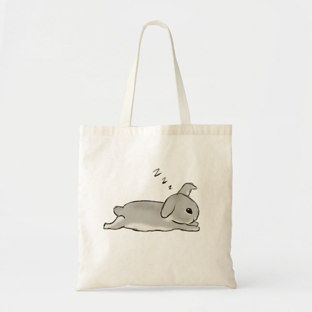 Bolsa Tote Zzz bunny  (Frente)