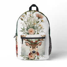 Bolsa Traseira de Férias de Rena Fofa para o Inver