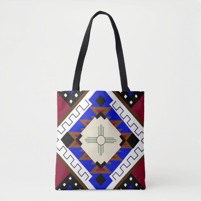 Bolsa Tribal, Felicidade, Zia Nativa Americana (Frente)