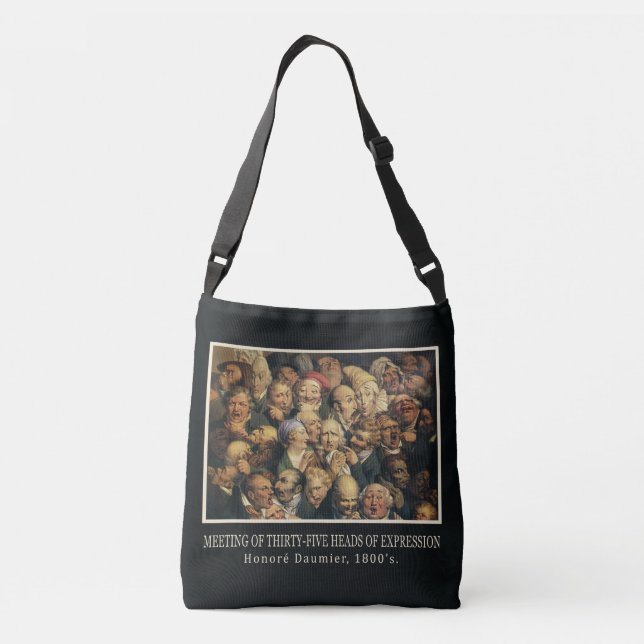 Bolsas artísticas de Expressões de Daumier (Verso)