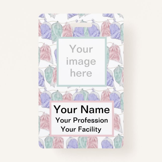 Bolsas Cotton Candy no Crachá String (Frente)