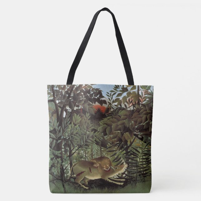 Bolsas de arte famintas do Leão de Rousseau (Frente)