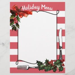 Bolsas de cardápio de Natal sagrado