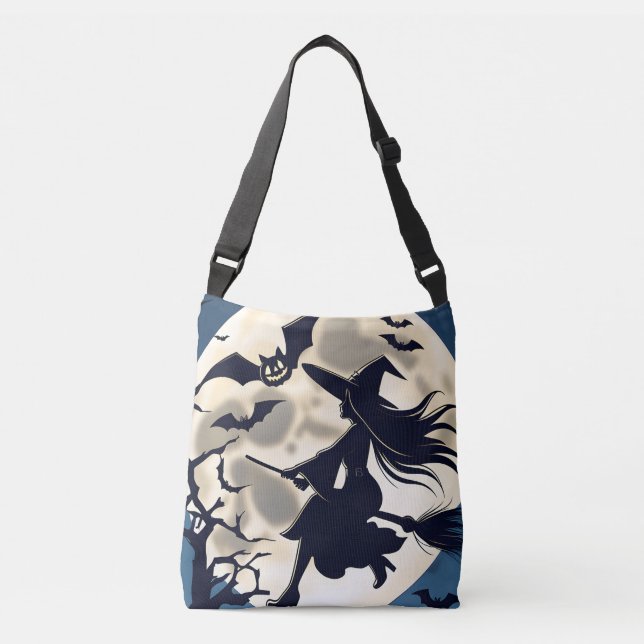 Bolsas De Halloween Personalizadas, Feiticeiras Qu (Frente)