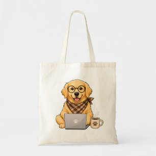 Bolsas de mão com desenho de cachorro golden retri