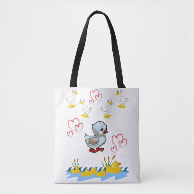 Bolsas de mão com patos (Frente)
