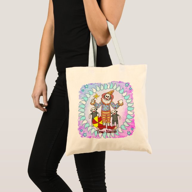 Bolsas de mão do Palhaço Macaco de Meia (Frente (produto))