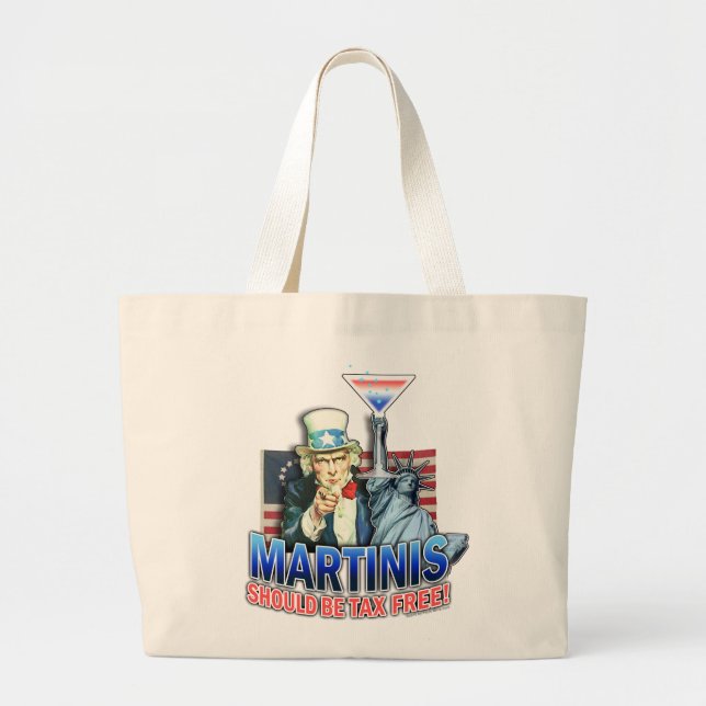 Bolsas de Mão - Martinis Deveriam Ser Isentos de I (Frente)