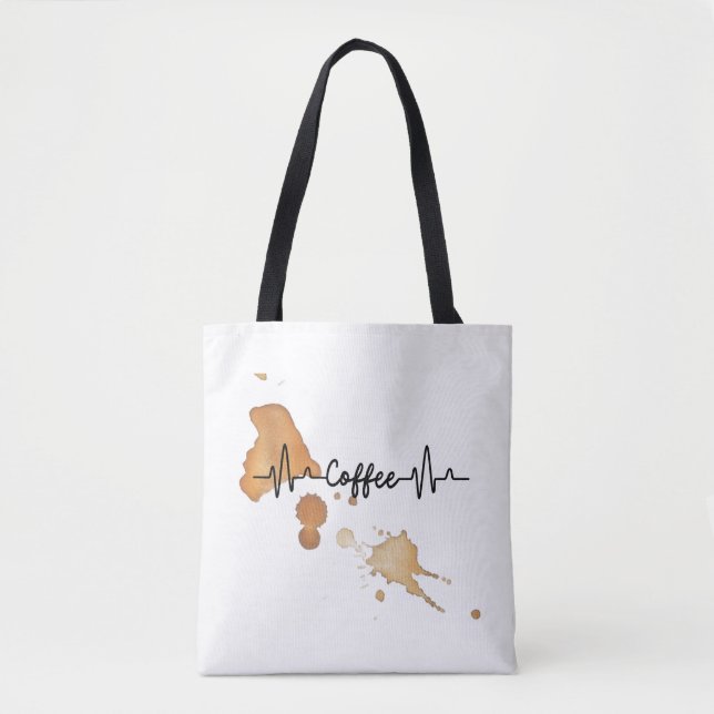 bolsas de mão para amantes de café (Frente)