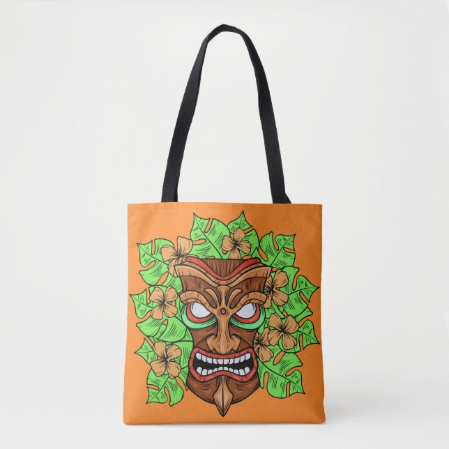 Bolsas de máscara Engraçado Tiki (Frente)