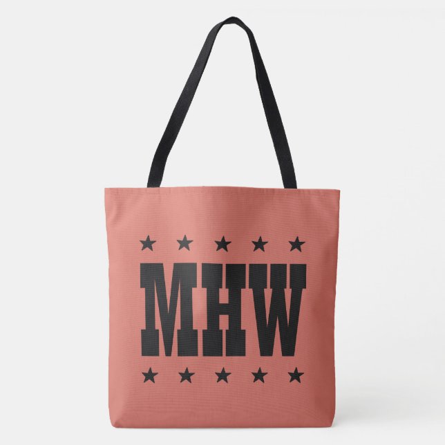 Bolsas de Monograma e Cores Personalizadas (Frente)