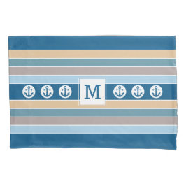 Bolsas de monograma personalizadas de faixas náuti