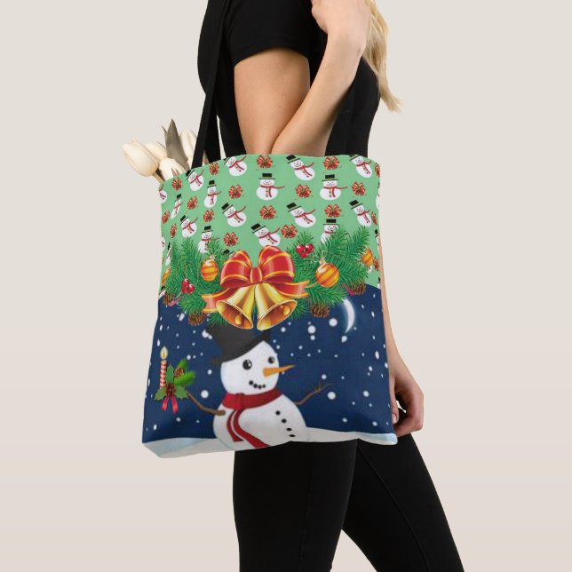 Bolsas de Natal para Mulheres, Boneco de Neve (Close Up)