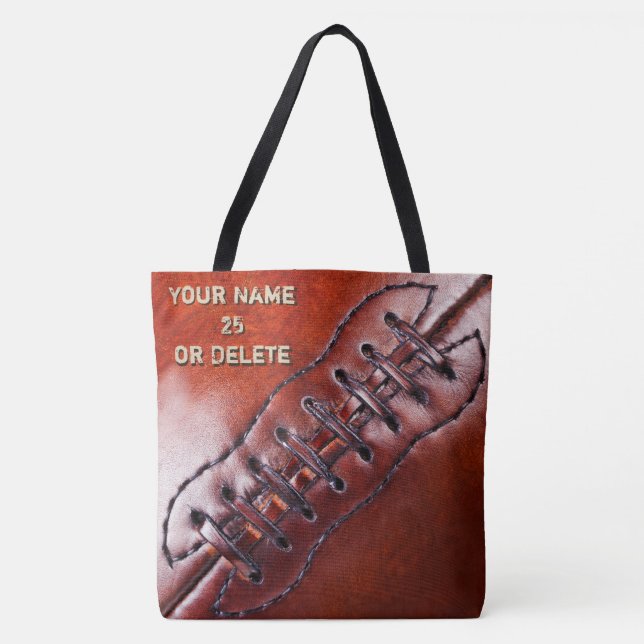 Bolsas de Tote de Futebol Personalizadas (Frente)