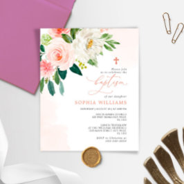 Bolsas Rosa Rosa Rosa De Orçamento Flores Batismo 