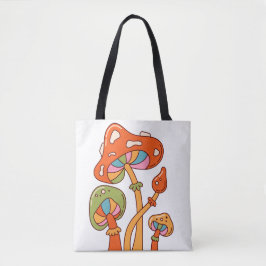Bolsas tote de cogumelo elegantes e únicas