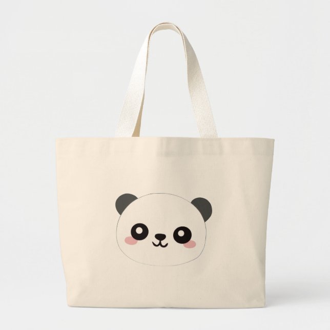 bolsas tote de panda fofos (Frente)