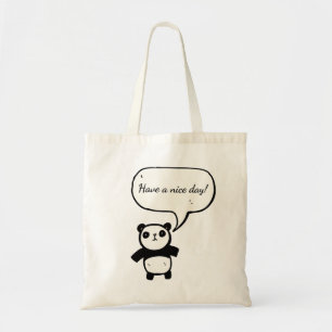 Bolsas Tote Design Fofo Panda