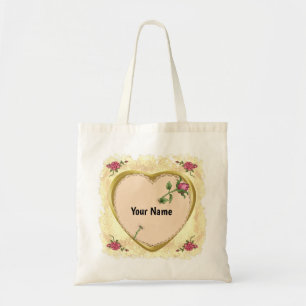 Bolsas tote Lacy Heart Rose