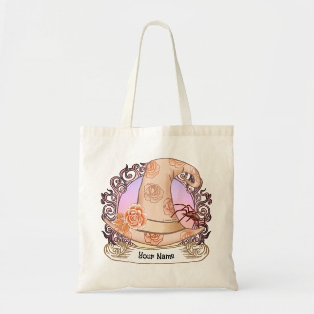 Bolsas tote Roses Witch Hat (Frente)