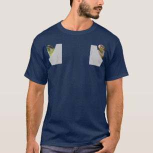 Bolso Engraçado de Camisa Verde Engraçado