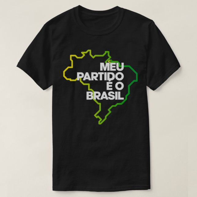 Bolsonaro Presidente 2022 Brasil  Camiseta  (Frente do Design)