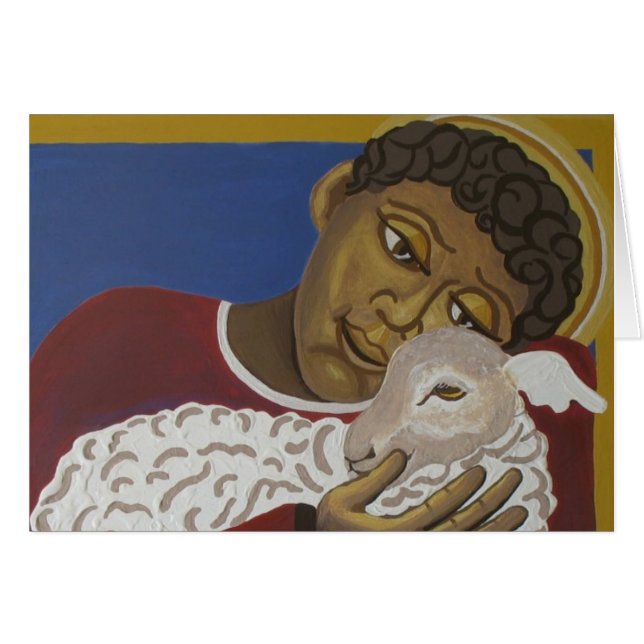 Bom cartão de pastor (Frente Horizontal)