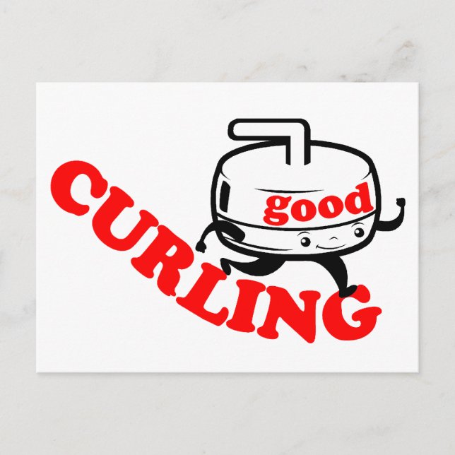 [ BOM CURLING ] Cartões de Cara e cartões postais  (Frente)