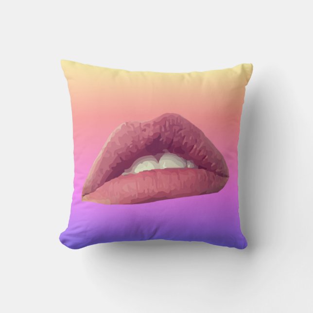 Bom dia, amor atire almofada (Frente)