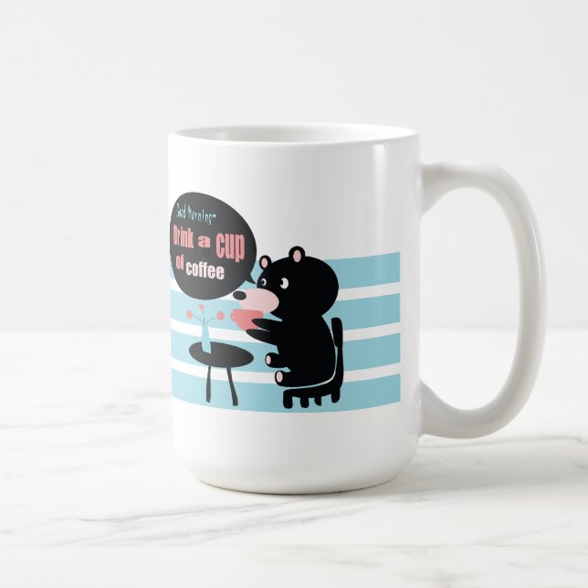 Bom dia beba uma xícara de café (Direita)
