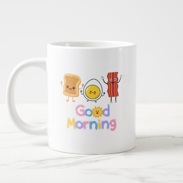 Bom dia Café da manhã 😁 caneca especial de café (Esquerda)