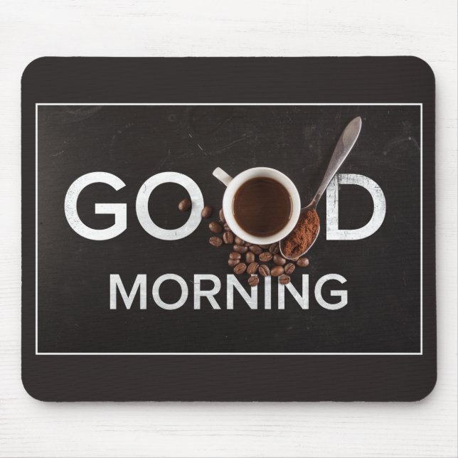 Bom dia Café Mousepad (Frente)