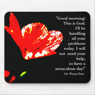 "Bom dia! Este é deus" Mousepad