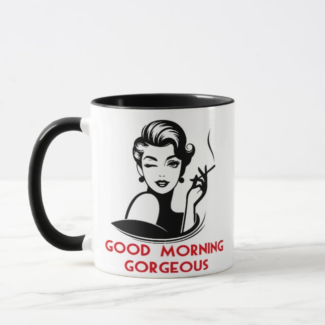 Bom dia, linda caneca (Esquerda)