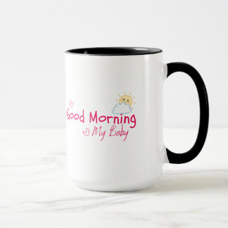 Bom dia meu bebê trending day chá caneca de manhã